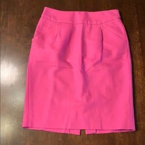 JCrew pencil skirt size 00 pink